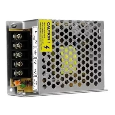 Imagem de Fonte Chaveada 12v 5a 60w Camera Fita Led Som Bivolt Colmeia