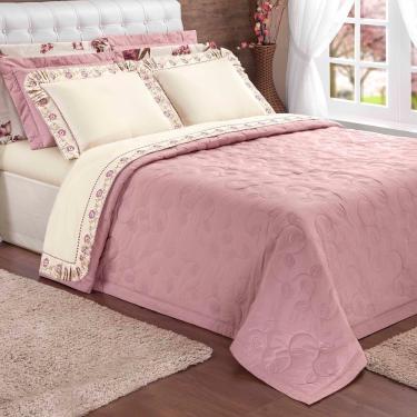 Imagem de Jogo De Cama Queen Yasmin Palha Casaborda 4 Peças