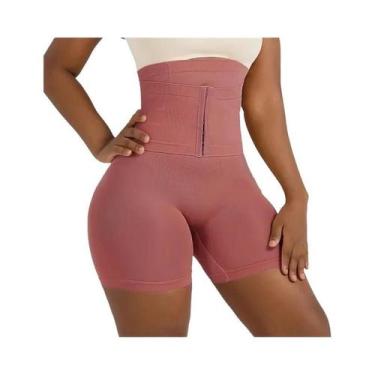 Imagem de Shorts Modeladores Femininos De Cintura Alta Com Controle Abdominal, E
