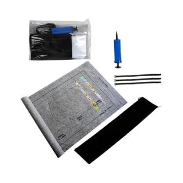 Imagem de Tapete De Quebra-Cabeça Portátil E Enrolável De Feltro Com 1500 Peças 