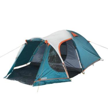 Imagem de Barraca de acampamento indy gt 6 pessoas verde 2500mm impermeável com 