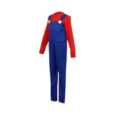 Imagem de Fantasia De Cosplay Infantil Com Chapéu, Luvas E Barba Para Meninos E 