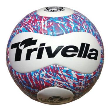 Imagem de Bola Futebol Society Trivella PU, Branco, Azul