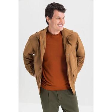 Imagem de Jaqueta masculina em malha Essendi P, Camel médio, P