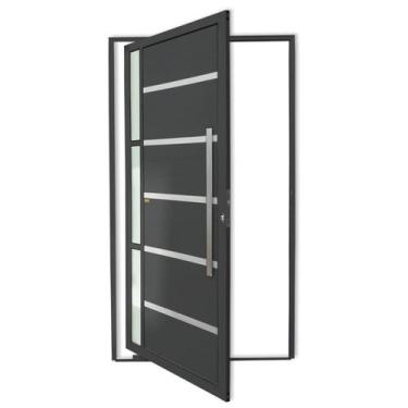Imagem de Porta Pivotante Lambril Miraggio com Puxador Super 210cm x 120cm Brima
