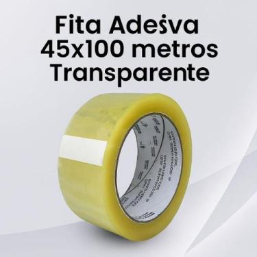 Imagem de Fita Adesiva Durex 45x100 Metros Transparente - Luari Embalagens