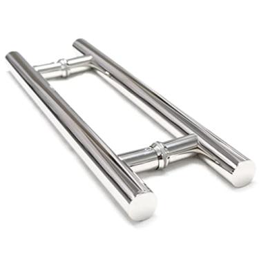 Imagem de Puxador Aço Inox Redondo 60cm Porta Madeira Vidro Alumínio