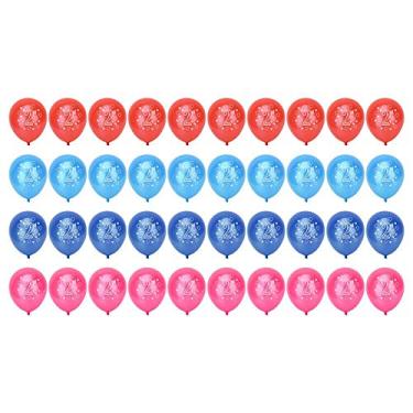 Imagem de GLOGLOW 40 balões de látex de feliz aniversário, chá de bebê, lembrancinhas de festa de aniversário (30 cm)