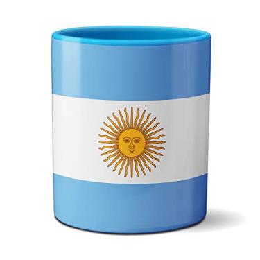 Imagem de Caneca Bandeira Argentina Copa do Mundo Futebol Países (Azul)