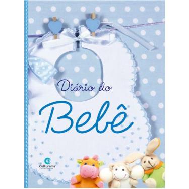 Imagem de Diário Bebê Anotações Álbum Gestação Menino - Azul - Culturama