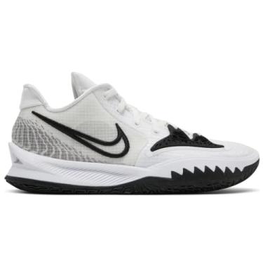 Imagem de Nike Tênis masculino Kyrie Low 4 TB basquete, Branco/Preto/Branco, 9.5