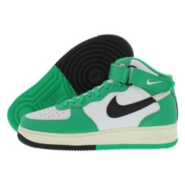 Imagem de Nike Tênis masculino Air Force 1 Mid '07 LV8 (DZ2554-100, branco Summit/verde estádio/leite de coco/preto), Branco/verde/preto e branco, 41