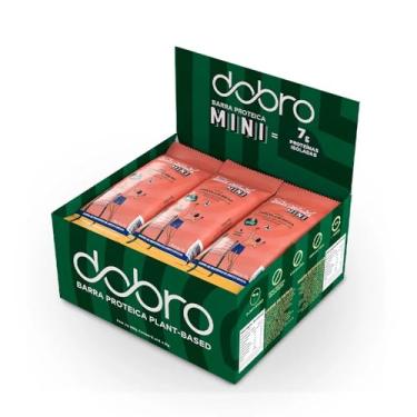 Imagem de Barra Energética Proteica Dobro Mini Chocolate Belga 25 gramas (Cx com 12 unidades)