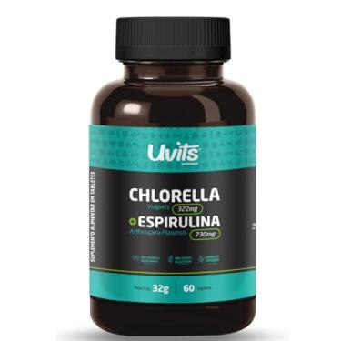Imagem de Clorella + Spirulina 60 Caplets - Uvits