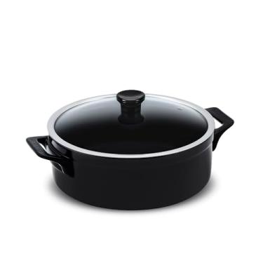 Imagem de Ceraflame Cacarola Baixa Clear 28Cm 4500Ml (Inducao) - Preto