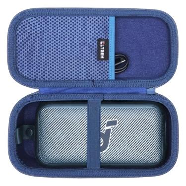 Imagem de LTGEM Capa rígida de viagem para Soundcore Motion 300 e alto-falante portátil sem fio Bose SoundLink Flex – Bolsa protetora para transporte, apenas capa, azul