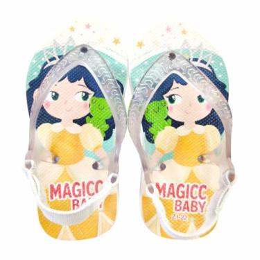 Imagem de Chinelo Bebê Sandália Infantil Princess Meninas Magicc Baby MB-029-23/24