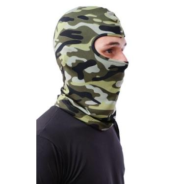 Imagem de Touca Ninja Balaclava Mascara Segunda Pele Paintball Unissex Tamanho Ú