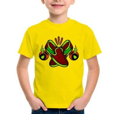 Imagem de Camiseta Infantil Walk The Talk - Foca na Moda, Amarelo, 14