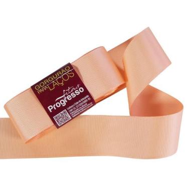 Imagem de Fita Gorgurão Progresso 38mm nº9 - 10m Cor 392 Salmon - 01 unidade - F