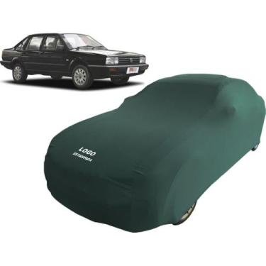 Imagem de Capa Automotiva Vw Santana 1990 Tecido Helanca Cor Preta - Mz, Verde