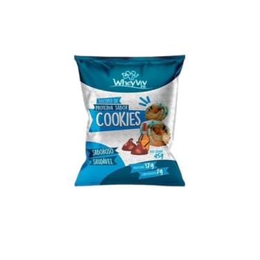 Imagem de Biscoito Bolacha Cookies Com Whey Protein 45g