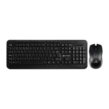 Imagem de Kit Teclado + Mouse Sem Fio C3Tech K-W60Bk - C3 TECH