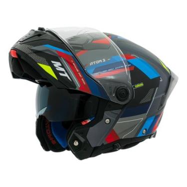 Imagem de Capacete Articulado MT Atom2 Bast Com Óculos Escamoteável - MT Helmets