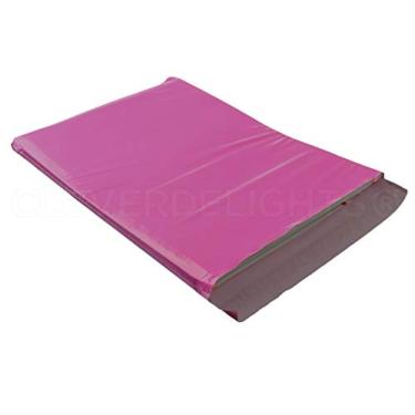 Imagem de CleverDelights Envelopes de poliéster magenta 30,5 cm x 40,6 cm - Pacote com 500 - Sacos de envio autoadesivos premium - Sacos de correio autoselantes de plástico super forte de 30,5 x 16 polegadas
