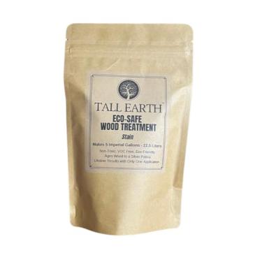 Imagem de Tall Earth Wood Preservatives Tratamento De Madeira Eco-Safe, Tinta Atóxica, Pátina Cinza Prateada, Mistura 5 Galões