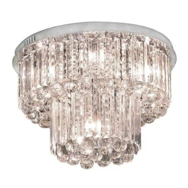 Imagem de Plafon De Cristal Cake 50Cm Redondo- Startec 140130000