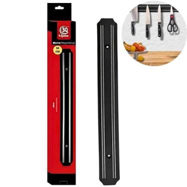 Imagem de Barra Suporte Magnética Grande 50CM Porta Faca Ferramentas Organizador