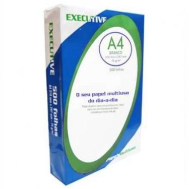Imagem de Papel Sulfite A4 75g/m² impressão Executive Branco 500fls