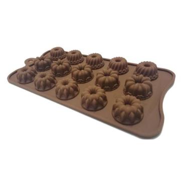 Imagem de Forma Mini Fantasia Pudim Chocolate Bolo- GMEZN66 - Prime Chef