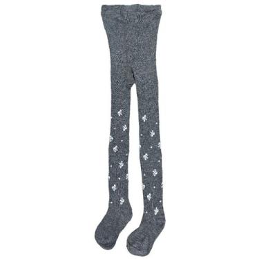Imagem de Meia Calça Infantil Menina Com Estampa Grossa Inverno para Frio confor