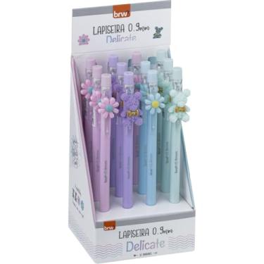 Imagem de Kit com 12 Lapiseiras, Brw, 0,9 mm, Plástica, Delicate, Sortidas