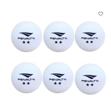 Imagem de Kit com 6 bolas tenis mesa XXIII Penalty