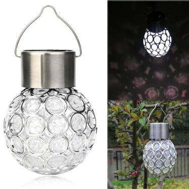 Imagem de Waterproof Solar Rotatable Outdoor Garden Camping Hanging levou luzes 