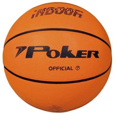 Imagem de Bola de basquete 7.0 Indoor Laranja Poker