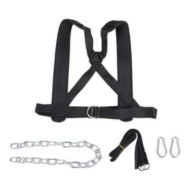 Imagem de Lljsszr Cinto de Treinamento de Trenó, Cinto de Resistência, Cinto de Tração com Alça Ajustável para Força de Tração Individual Durante O Treinamento para Tre