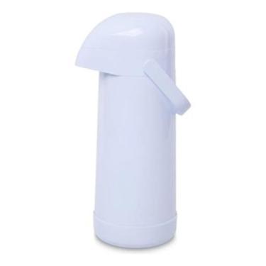 Imagem de Garrafa Térmica Pressão 1,8l Magic Pump Termolar Cores, Branco