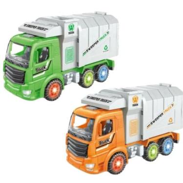 Imagem de Caminhao De Lixo Infantil Brinquedo Moderno E Sustentavel - GBG STORE