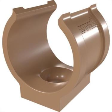 Imagem de Abracadeira De Impacto Para Tubo Estrela Marrom 1/2'' 2027, Marrom