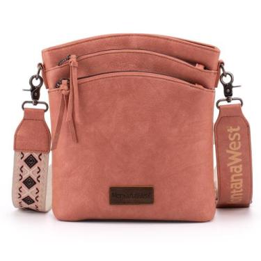 Imagem de Bolso bandolera Montana West con múltiples cierres y bolsillo CCW para