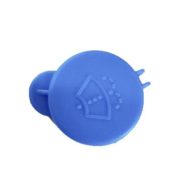 Imagem de Tampa de lavadora de para-brisas para Fiesta Mk5 para Fusion 2006 5S6117632Ab Tampa da garrafa do reservatório de fluido do limpador de para-brisas (azul)