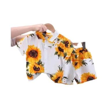 Imagem de Conjunto De Roupas De Verão Para Meninos Bebês 2 Peças Camisa Casual E
