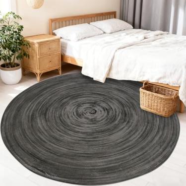 Imagem de Lacomfy Tapete infantil com 1,8 m de altura, para quarto de meninos e meninas, tapete redondo macio para sala de jogos para crianças, neutro, moderno, abstrato, banheiro, ao lado, tapete para sala de