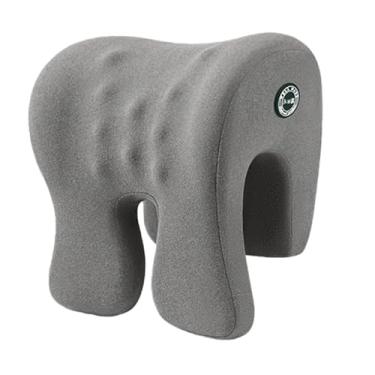 Imagem de moonupal Encosto de cabeça multifuncional, travesseiro de pescoço para cadeira de escritório, travesseiro ergonômico de espuma de memória, acessório de encosto de cabeça para cadeira de escritório