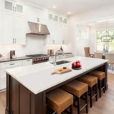 Imagem de Tapete de silicone extra grande de 182 x 40 cm para balcão de cozinha, protetor de bancada resistente ao calor, antiderrapante à prova d'água, tapete de ilha de cozinha, fácil de limpar