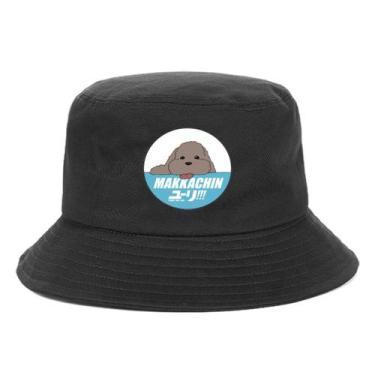Imagem de Chapéu de pescador Makkachins Anime Folding Sun Fishing - yiweisai